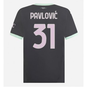 AC Milan Strahinja Pavlovic #31 Tredje Tröja 2024-25 Kortärmad